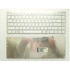 Клавиатура ноутбука SONY VGN-FW series белая UA (9J.N0U82.001/148084521/148084721/1-480-847-21/91619242) - Фото
