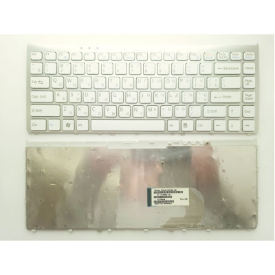 Клавиатура ноутбука SONY VGN-FW series белая UA (9J.N0U82.001/148084521/148084721/1-480-847-21/91619242)