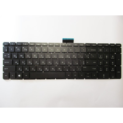 Клавіатура ноутбука HP 15-BS/BW/250/255/256/258 G6 Series чорна без рамки, з підсв