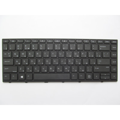 Клавиатура ноутбука HP ProBook 430/440/445 G5 черная с черной (A46088)
