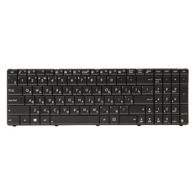 Клавіатура ноутбука PowerPlant ASUS A52,K52,X54 (N53 ver) чорний, чорний (KB311682)