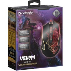 Мишка Defender Venom GM-640L Black (52640) - Фото