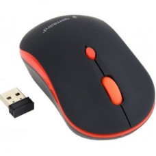Мишка GEMBIRD MUSW-4B-03-R Black+Red (MUSW-4B-03-R) - Фото