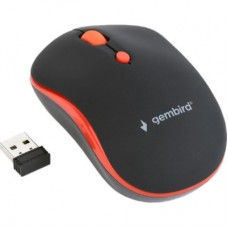 Мишка GEMBIRD MUSW-4B-03-R Black+Red (MUSW-4B-03-R) - Фото