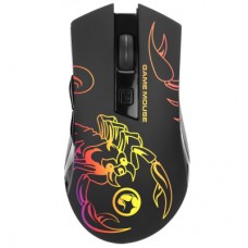 Мишка Marvo M209 LED USB Black (M209) - Фото
