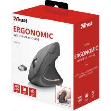 Мышка Trust Verto Wireless Ergonomic Black (22879) - Фото