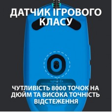 Мышка Logitech G102 Lightsync USB Blue (910-005801) - Фото