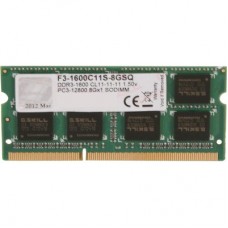 Модуль памяти для ноутбука SoDIMM DDR3 8GB 1600 MHz G.Skill (F3-1600C11S-8GSQ) Модуль памяти для ноутбука SoDIMM DDR3 8GB 1600 MHz G.Skill (F3-1600C11S-8GSQ)