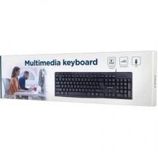 Клавіатура Gembird KB-UM-107-UA USB Black (KB-UM-107-UA) - Фото