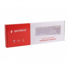 Клавіатура Gembird KB-UML3-01-W-UA USB White (KB-UML3-01-W-UA) - Фото