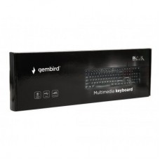 Клавіатура Gembird KB-MCH-03-UA USB Black (KB-MCH-03-UA) - Фото