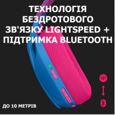 Наушники Logitech G435 Lightspeed Wireless Gaming Headset Blue (981-001062) - Фото