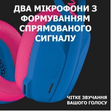 Наушники Logitech G435 Lightspeed Wireless Gaming Headset Blue (981-001062) - Фото