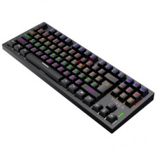 Клавіатура Vinga KBGM-110 87 key LED Blue Switch USB Black (KBGM-110 Black) - Фото