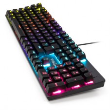 Клавіатура Vinga KBGM-100 LED Blue Switch USB Black (KBGM-100 Black) - Фото