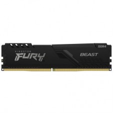 Модуль памяти для компьютера DDR4 16GB 3200 MHz Beast Black Kingston Fury (ex.HyperX) (KF432C16BB/16)