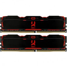 Модуль памяти для компьютера DDR4 32GB (2x16GB) 3200 MHz IRDM Black Goodram (IR-X3200D464L16A/32GDC)