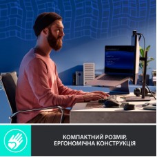 Клавіатура Logitech MX Mechanical Mini Illuminated UA Graphite (920-010782) - Фото