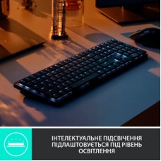 Клавиатура Logitech MX Mechanical Wireless Illuminated Performance Graphite (920-010757) - Фото