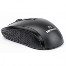 Мишка REAL-EL RM-308 Wireless Black - Фото