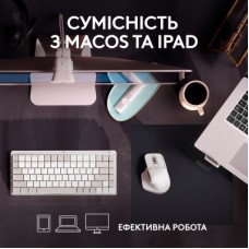 Мышка Logitech MX Master 3S For Mac Performance Wireless Pale Grey (910-006572) - Фото