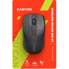 Мышка Canyon MW-7 Wireless Black (CNE-CMSW07B) - Фото