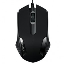 Мышка Canyon CM-02 USB Black (CNE-CMS02B) - Фото