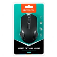 Мышка Canyon CM-02 USB Black (CNE-CMS02B) - Фото