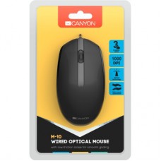 Мышка Canyon M-10 USB Black (CNE-CMS10B) - Фото