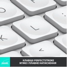 Клавіатура Logitech MX Keys Mini Wireless Illuminated UA Pale Grey (920-010499) - Фото