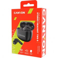 Навушники Canyon TWS-5 Black (CNS-TWS5B) - Фото