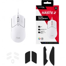 Мышка HyperX Pulsefire Haste 2 USB White (6N0A8AA) - Фото