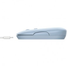 Мышка Trust Puck Wireless/Bluetooth Silent Blue (24126) - Фото