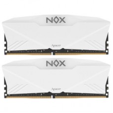 Модуль пам'яті для комп'ютера DDR4 16 GB (2x8GB) 3200 MHz NOX RGB White Apacer (AH4U16G32C28YNWAA-2) - Фото