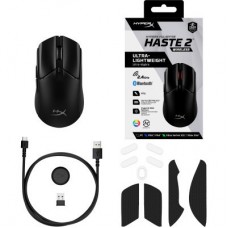Мышка HyperX Pulsefire Haste 2 Wireless Black (6N0B0AA) - Фото