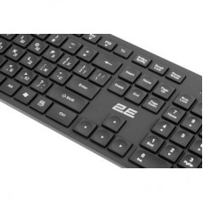 Клавіатура 2E KS260 Wireless Black (2E-KS260WB) - Фото