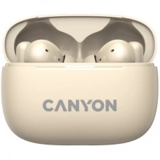 Навушники Canyon TWS-10 OnGo ANC ENC Beige (CNS-TWS10BG) - Фото