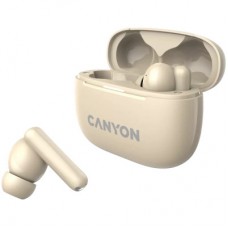 Навушники Canyon TWS-10 OnGo ANC ENC Beige (CNS-TWS10BG) - Фото