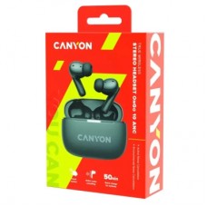 Навушники Canyon TWS-10 OnGo ANC ENC Black (CNS-TWS10BK) - Фото