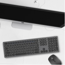 Клавіатура OfficePro SK1550 Wireless Black (SK1550B) - Фото