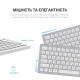 Клавиатура OfficePro SK1550 Wireless White (SK1550W)