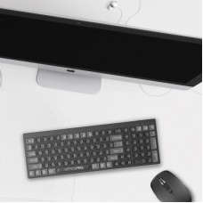 Клавиатура OfficePro SK985B Wireless/Bluetooth Black (SK985B) - Фото