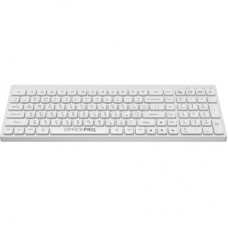 Клавиатура OfficePro SK985W Wireless/Bluetooth White (SK985W) - Фото