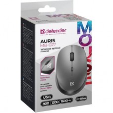Мышка Defender Auris MB-027 Wireless Grey (52029) - Фото