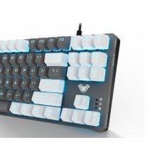 Клавіатура Aula F3287 Keycap KRGD Blue USB UA White/Grey (6948391240688) Клавіатура Aula F3287 Keycap KRGD Blue USB UA White/Grey (6948391240688) - Фото