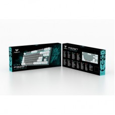 Клавіатура Aula F3287 Keycap KRGD Blue USB UA White/Grey (6948391240688) Клавіатура Aula F3287 Keycap KRGD Blue USB UA White/Grey (6948391240688) - Фото