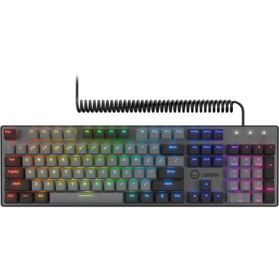 Клавиатура Lorgar Azar 514 RGB USB UA Black (LRG-GK514B-UA)