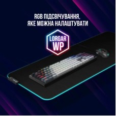 Клавіатура Lorgar Azar 514 RGB USB UA Black (LRG-GK514B-UA) - Фото