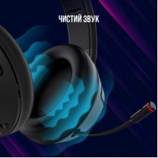 Наушники Lorgar Noah 500 Wireless Gaming Black (LRG-GHS500) - Фото