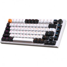 Клавіатура GamePro MK160W Hot-Swap Red Swich RGB USB UA White (MK160W) - Фото